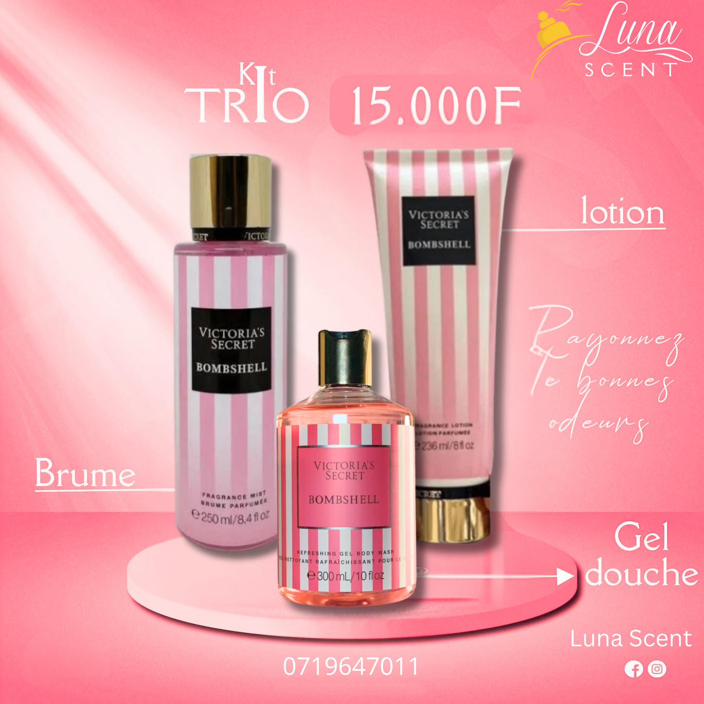 Trio bombshell
