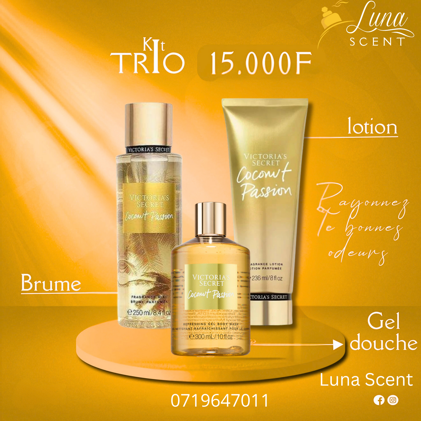 Trio Coconut passion