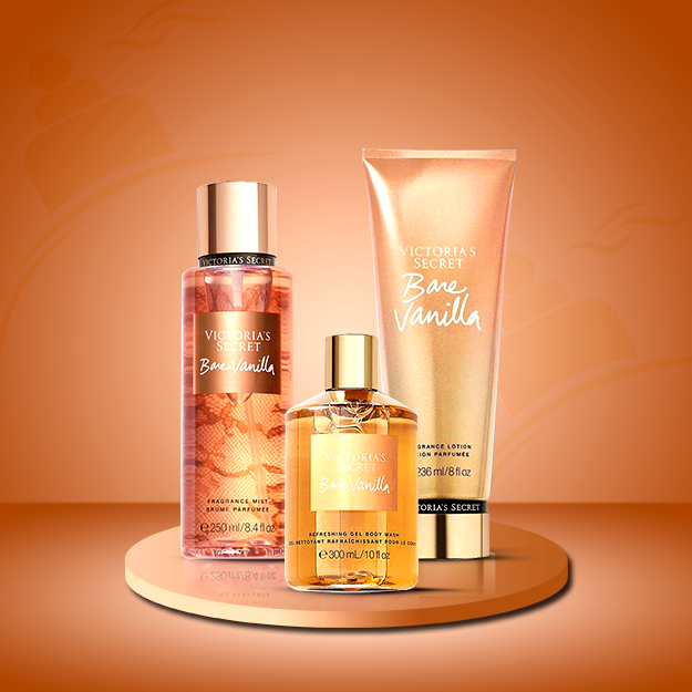 Trio brume, Crème et gel Bare vanilla