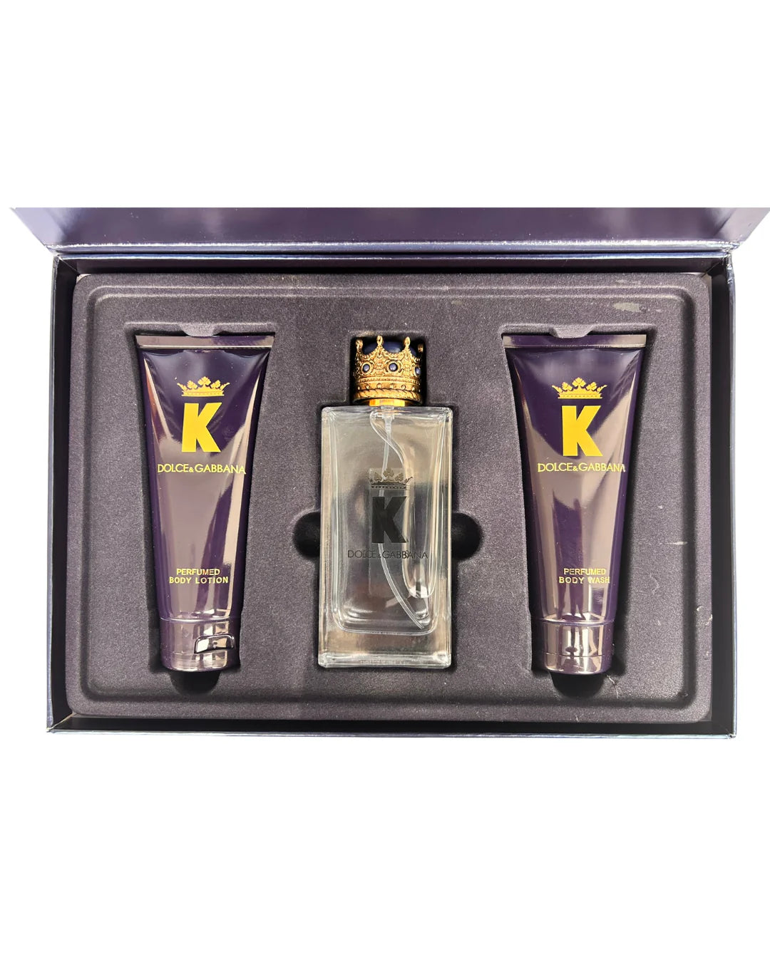 Coffret Dolce & Gabbana K Eau de Toilette – Parfum 100 ml + Gel Douche + Lotion corporelle