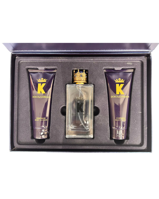 Coffret Dolce & Gabbana K Eau de Toilette – Parfum 100 ml + Gel Douche + Lotion corporelle