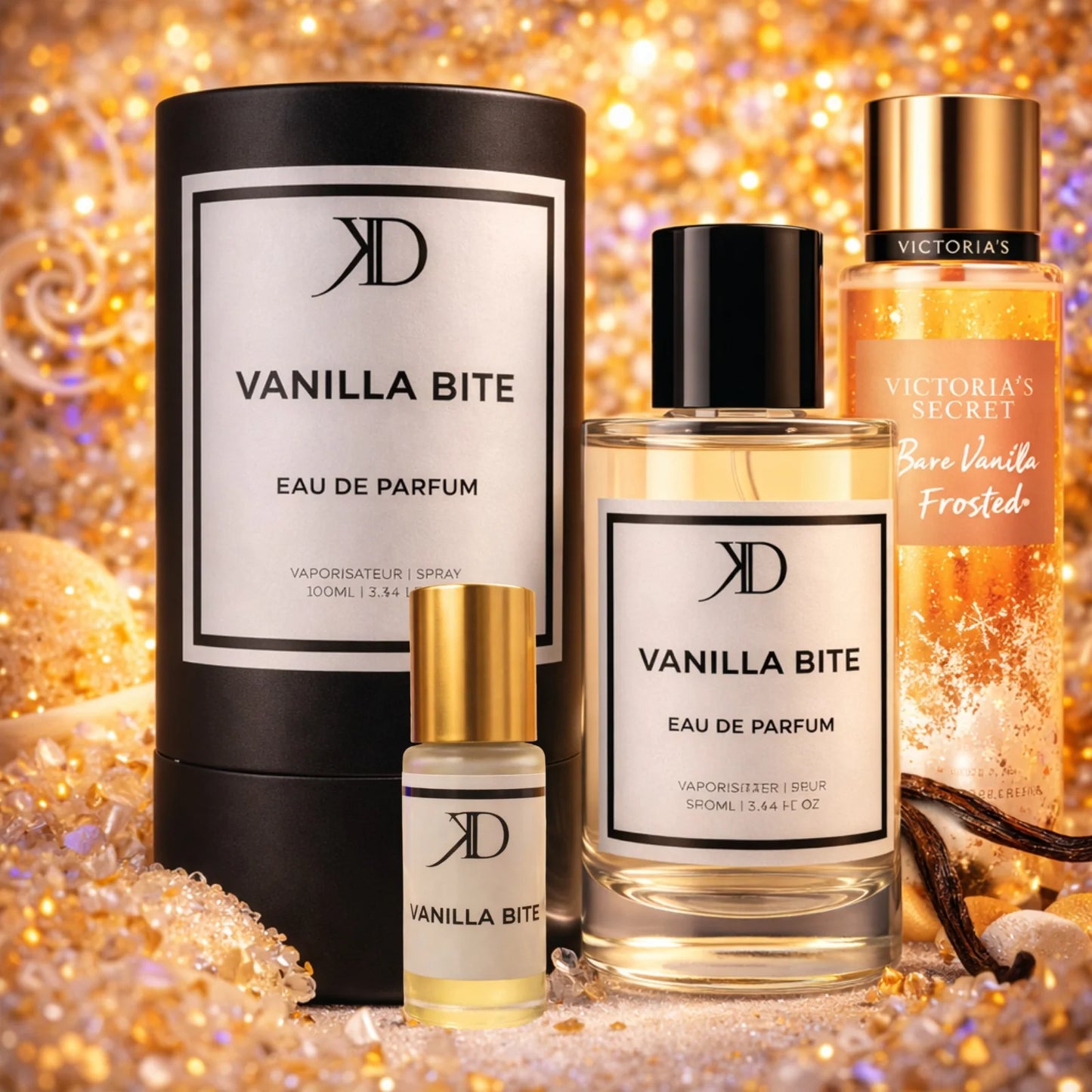 KD VANILLA BITE Extrait de Parfum 100ml (ESSENCE Bare Vanilla Frosted)