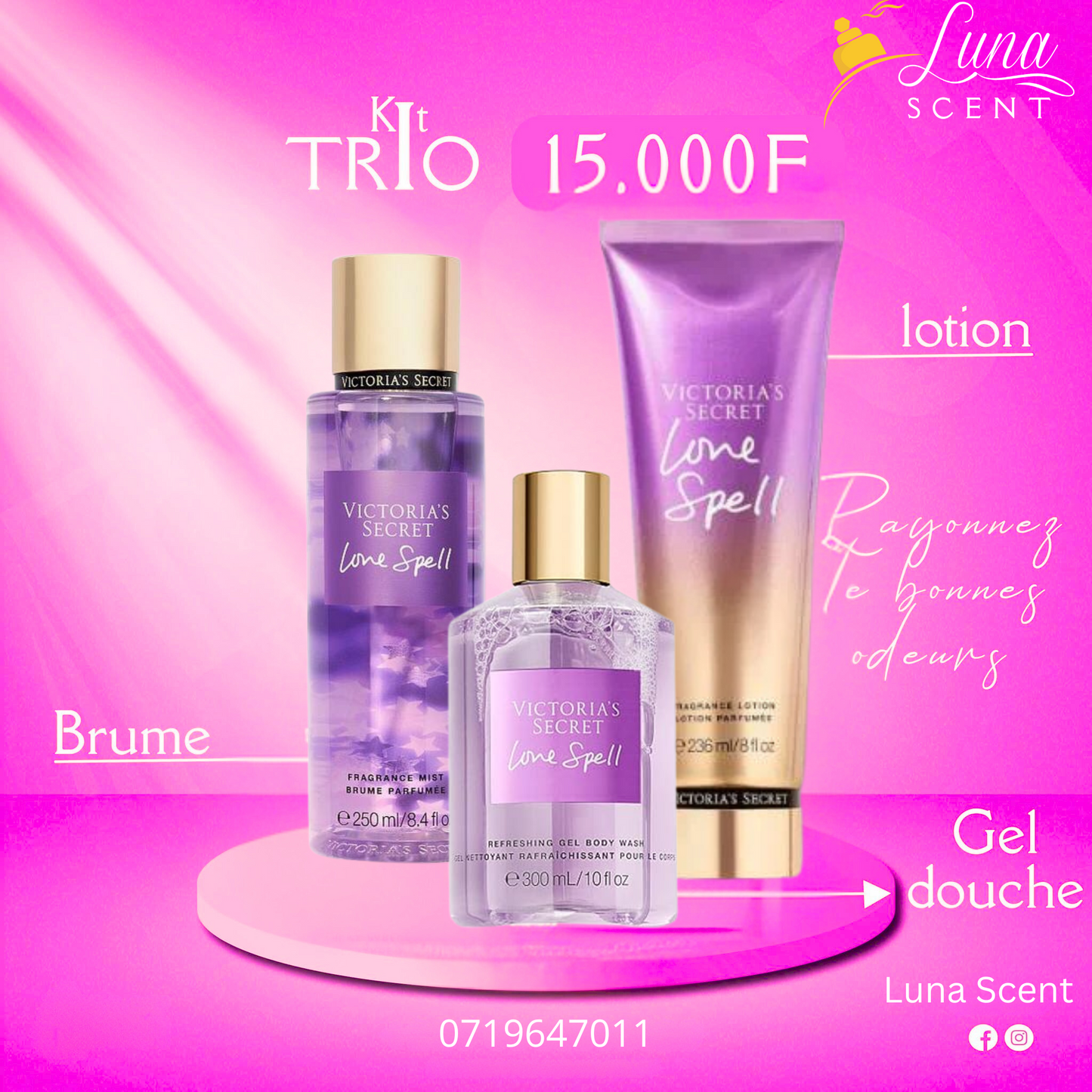 TRIO love spell