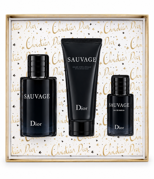Coffret Dior Sauvage – Parfum 100 ml + EDP 30ml + Baume Après-Rasage 100ml