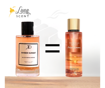 AMBER ROMANCE SUNSET