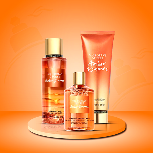 Trio brume, crème et gel AMBER ROMANCE