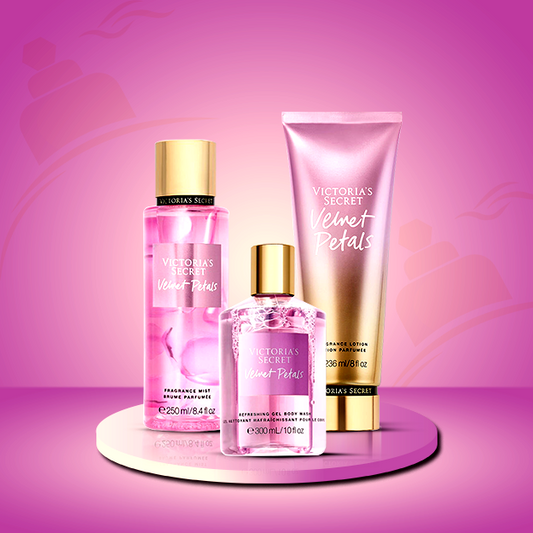 Trio brume, crème et gel VELVET PETALS